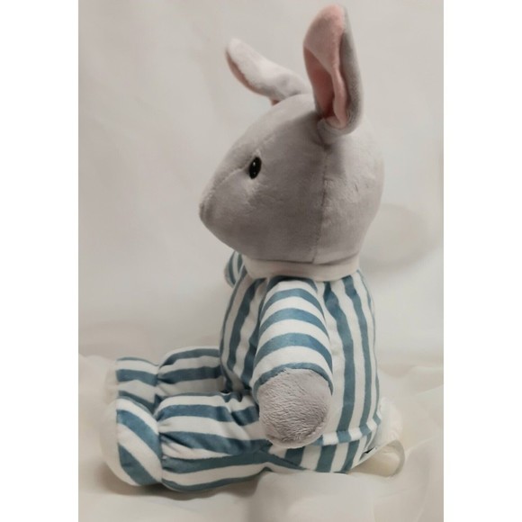 Kohls Cares Goodnight Moon Bunny Rabbit in Striped Pajamas Plush 15" - Picture 5 of 7